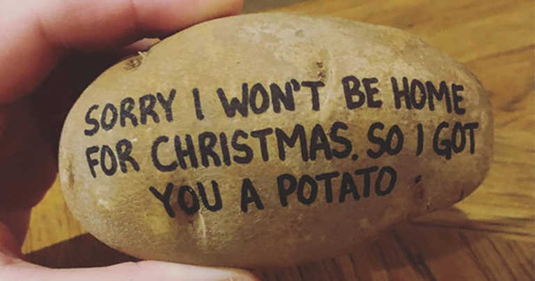You Can Now Mail A Message On A Potato To Anyone You Want
