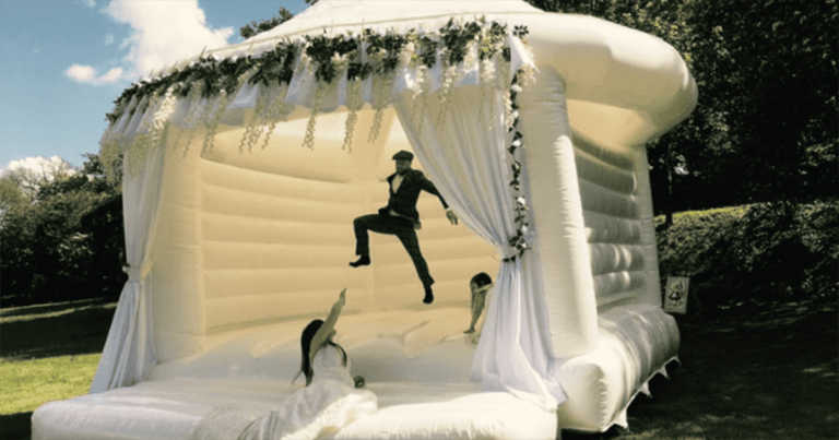 Wedding Bouncy Castles Are The Latest Trend Couples Are Jumping On
