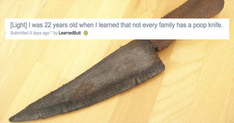 ‘Poop Knives’ Are A Real Thing And Apparently Many Families Own One