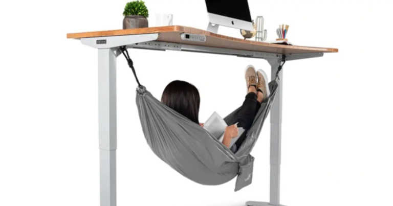 You Can Now Get A Hammock That Fits Under Your Desk So You Can Take Naps at Work