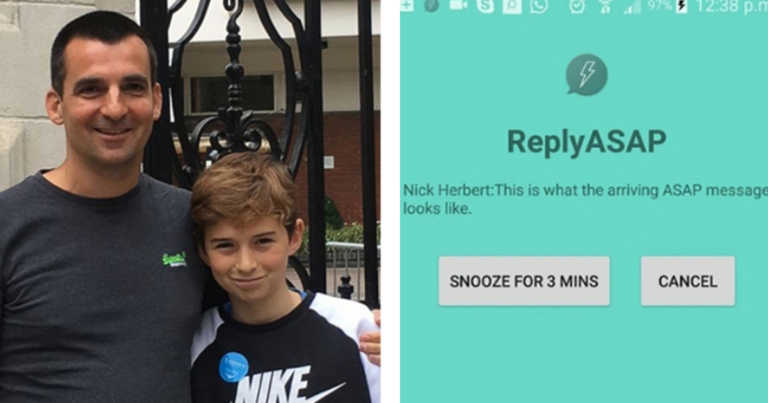 Dad Invents App That Lets Parents Freeze Their Kids’ Phones Until They Text Back