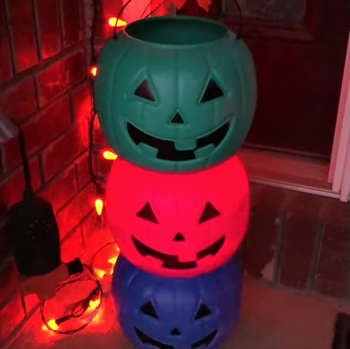 10 Creative Ways To Decorate With Dollar Store Plastic Pumpkins