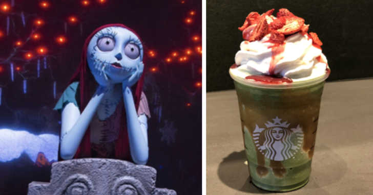 Nightmare Before Christmas Inspired Starbucks Cup Sally 