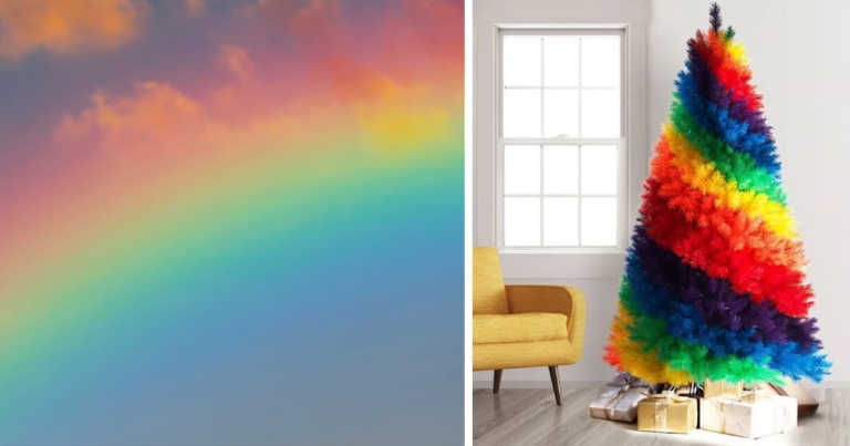 You Can Now Get A Rainbow Tree To Brighten Up Your Holidays