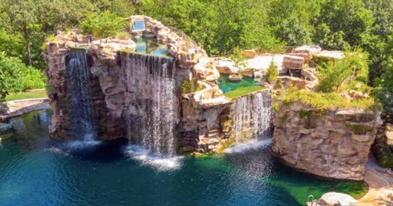 Kansas City Mansion Has Waterfalls, Grottos, And Scuba Diving Tunnels