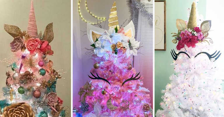 Having A Unicorn Christmas Tree Is The Trendiest Way To Celebrate The Holidays