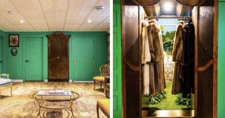 Mom Creates Narnia-Inspired Secret Room For Her 2-Year-Old Daughter