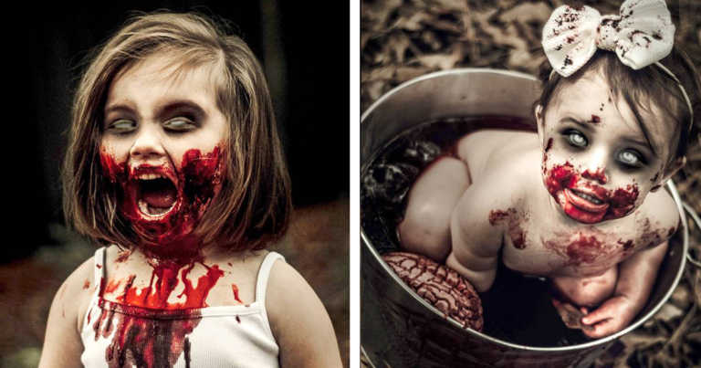 Mom Receives Death Threats For Sharing Kids’ Halloween-Inspired Photoshoot Online