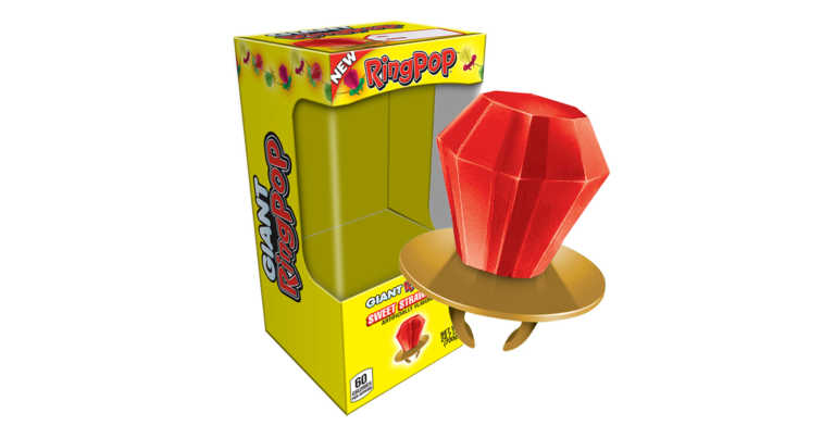 Propose To Your Partner With A Giant Ring Pop That’s Equal To About 3,500 Carats Of Candy