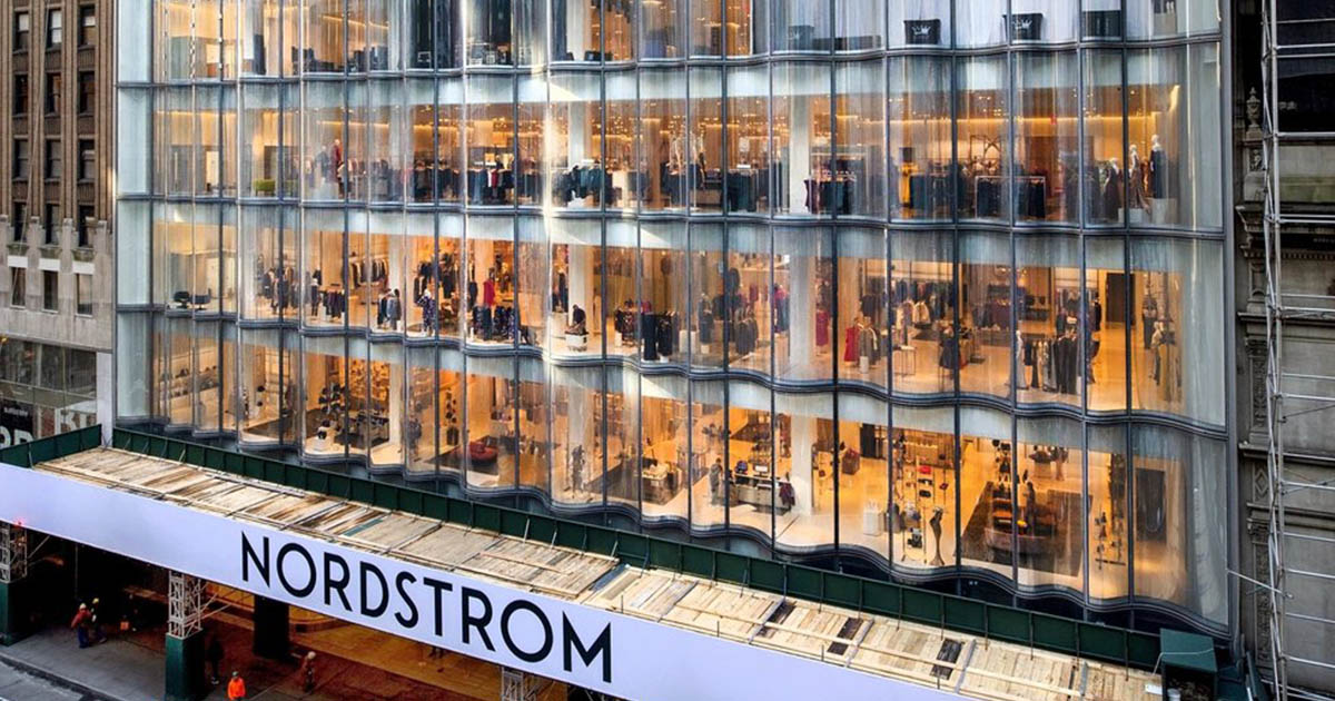 shoe bar inside Nordstrom flagship store NYC - Travel Off Path