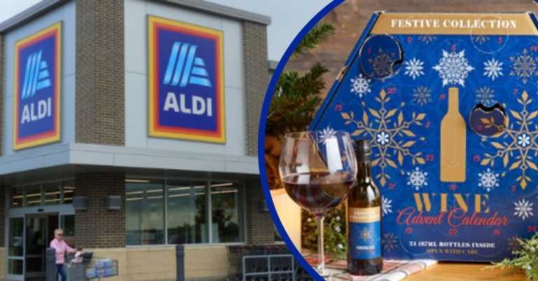 The Wine Advent Calendar From Aldi Is Back For The Holiday Season