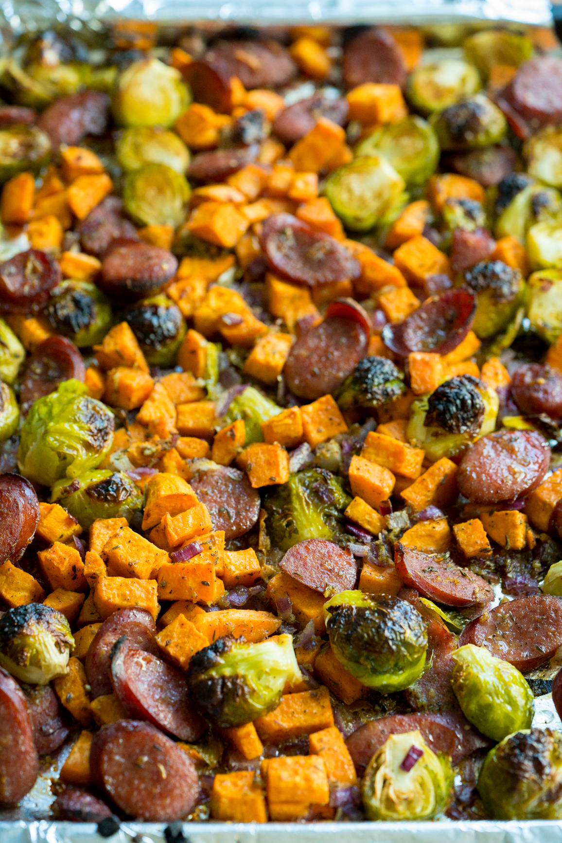 Sheet-Pan Maple-Dijon Sausage and Fall Veggies Recipe – Sheet Pan