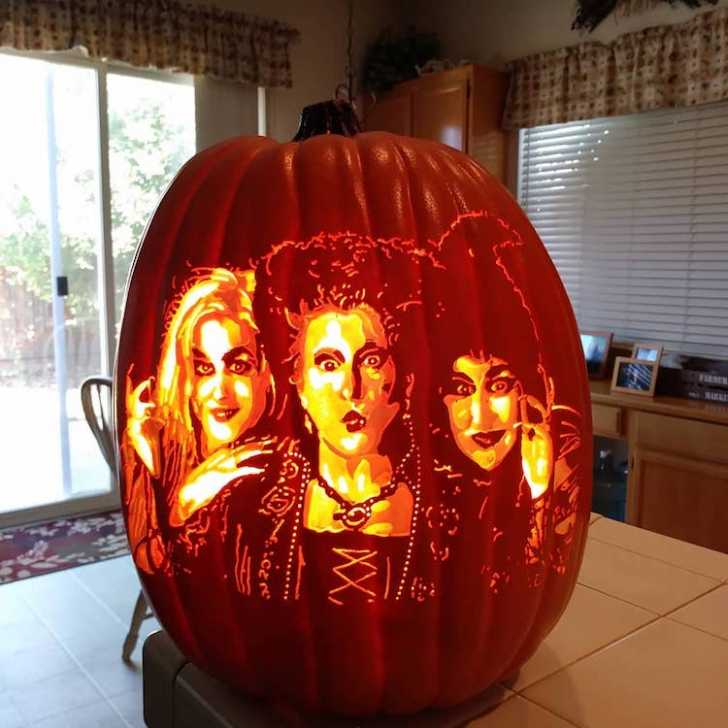 Hocus Pocus Pumpkin Carving Ideas