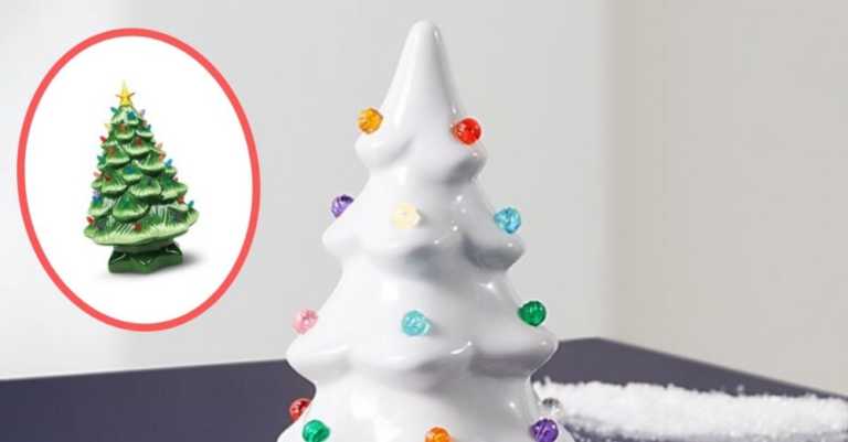 You Can Buy Ceramic Christmas Trees For $25 At Aldi