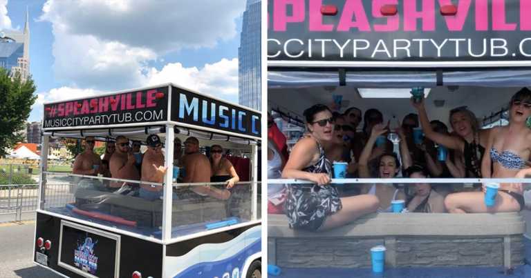 You Can Cruise Through Nashville In A Hot Tub On Wheels