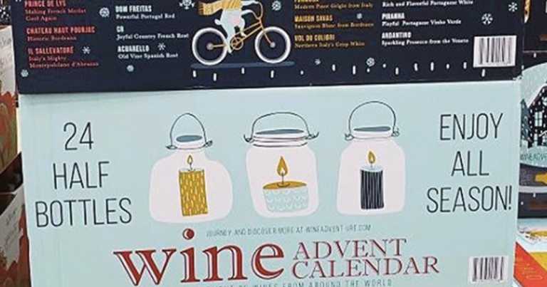 Costco Is Selling An Advent Calendar With 24 Half-Bottles Of Wine