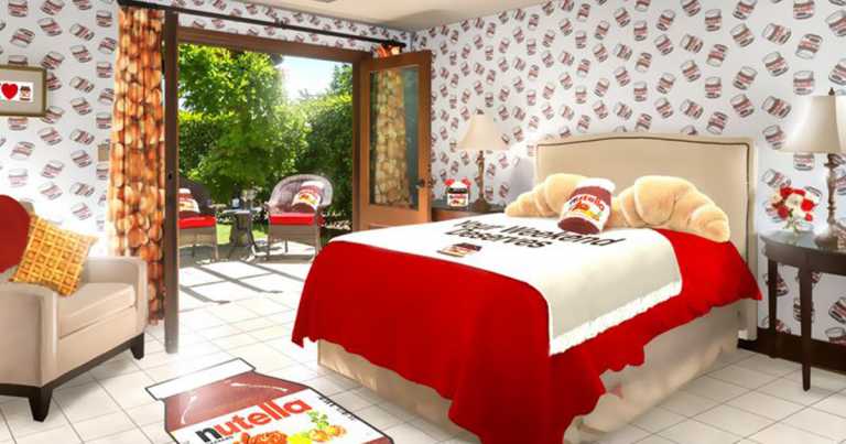 Nutella Is Opening A Hotel ‘The Hotella Nutella’ In Napa Valley