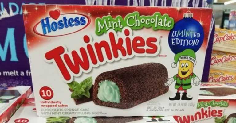 Limited Edition Mint Chocolate Twinkies Are Coming For The Holidays