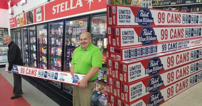 Pabst Blue Ribbon Is Selling A 99-Pack Of Beer