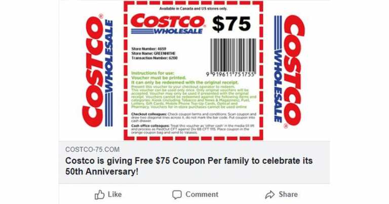 That $75 Costco Coupon That’s Gone Viral Is Not Real