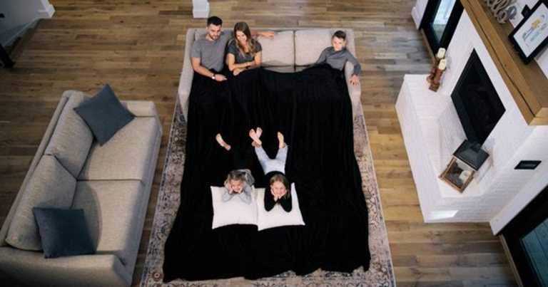 Company Makes Gigantic Blankets That Can Cover Your Entire Family