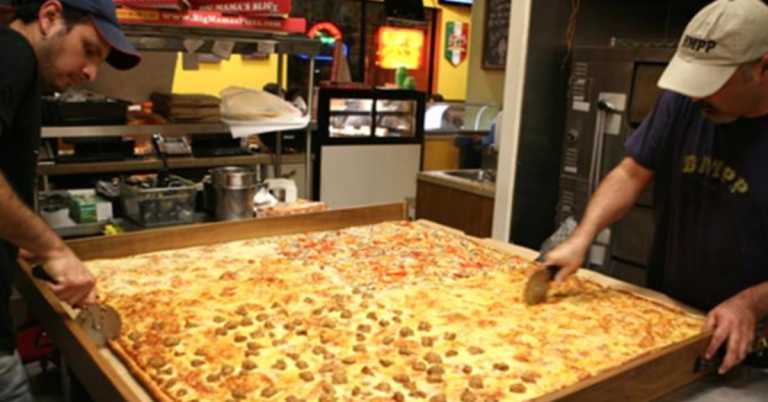 California Pizza Company Makes A Giant 20-Square-Foot Pizza And Will Deliver It To Your Home