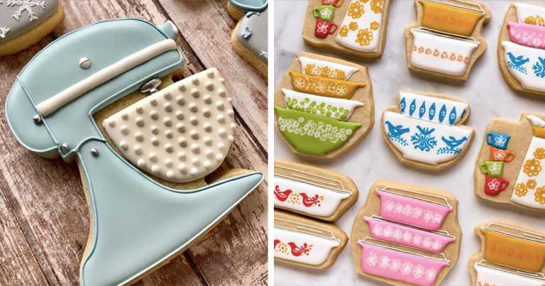 Vintage Kitchen-Inspired Cookie Designs That Will Have Your Mouth Watering