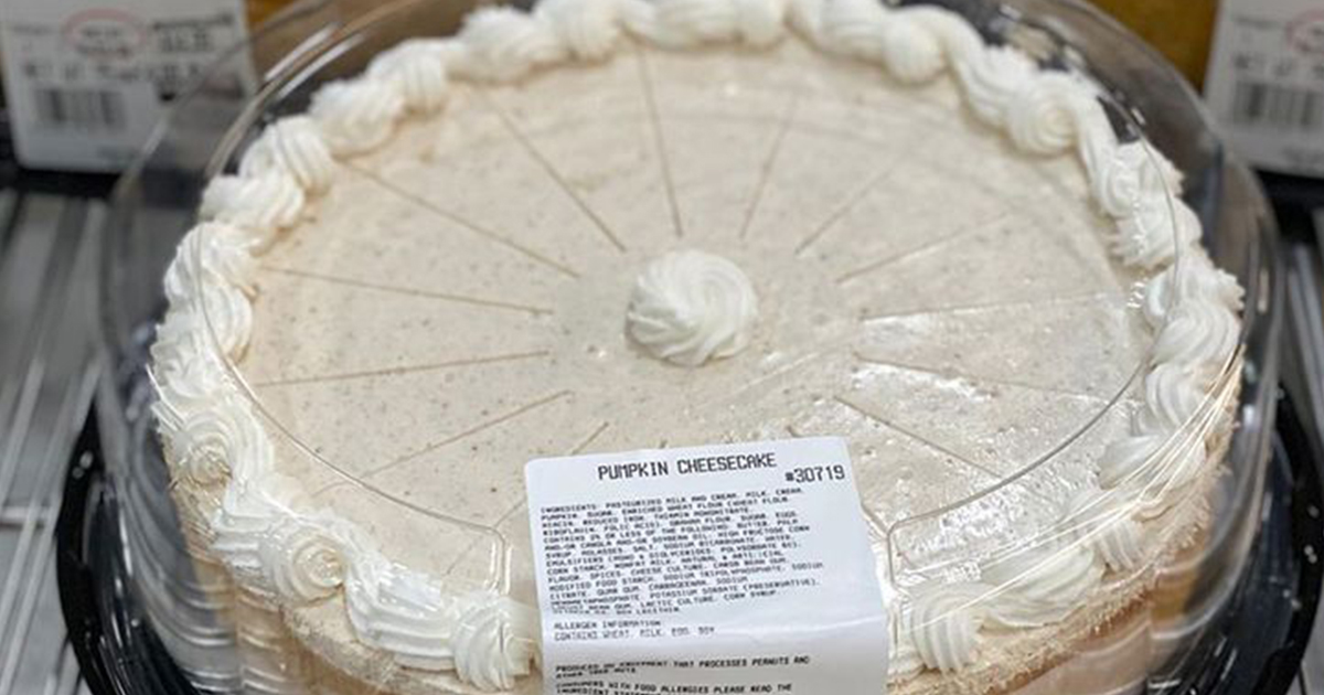 Costco Is Selling A 5Pound Pumpkin Cheesecake For Thanksgiving 12