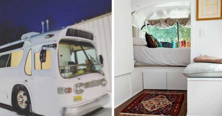 This Woman Turned A Vintage Greyhound Bus Into An Incredible Tiny Home