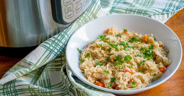 Instant Pot Fajita Chicken and Rice