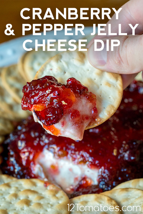 Cranberry Pepper Jelly Cheese Dip-image