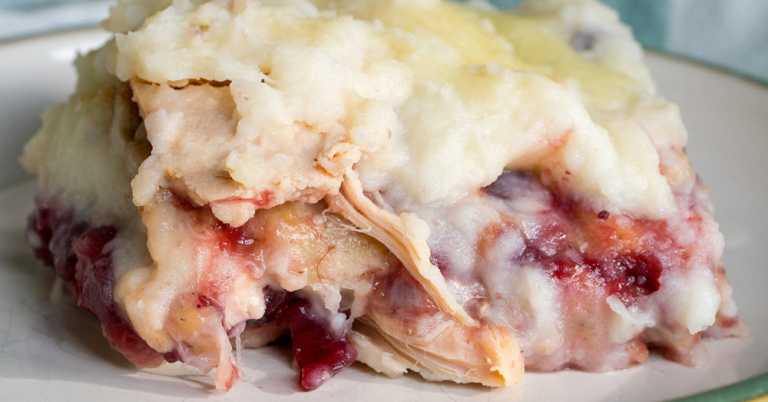 Thanksgiving Leftovers Lasagna
