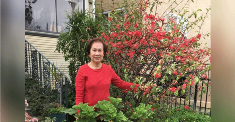 Twitter Gets Misty-Eyed Over Pictures Of Grandma Matching Outfits To Her Garden.