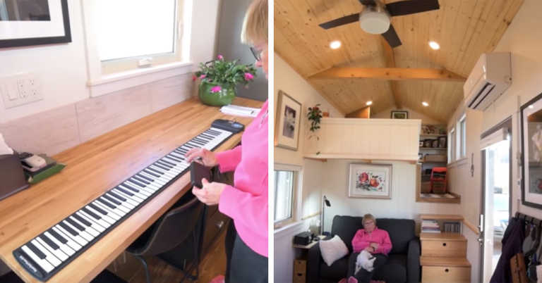 Retired Woman Lives Her Best Life In Her Tiny Home On Wheels