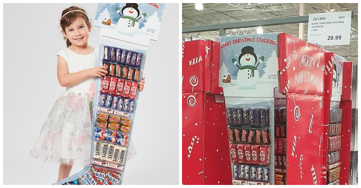 You Can Now Get A Colossal Chocolate Christmas Stocking From Costco