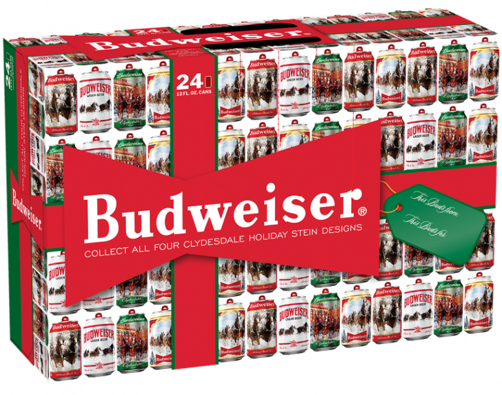 Budweiser Is Coming Out With 4 LimitedEdition Cans For The Holidays