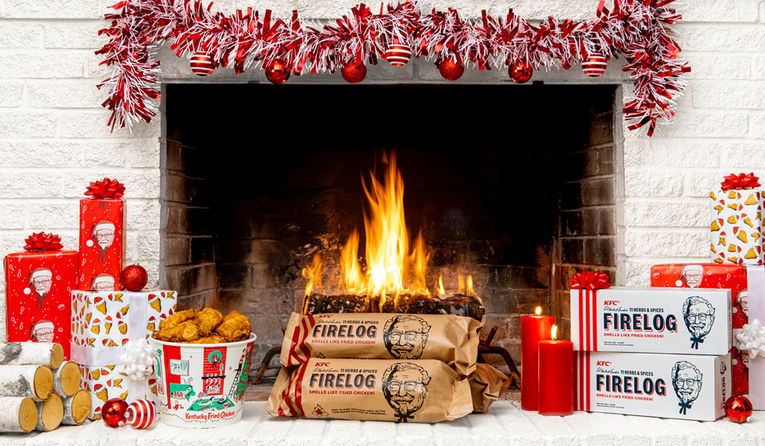 KFC Is Selling Fried Chicken-Scented Logs For The Holidays