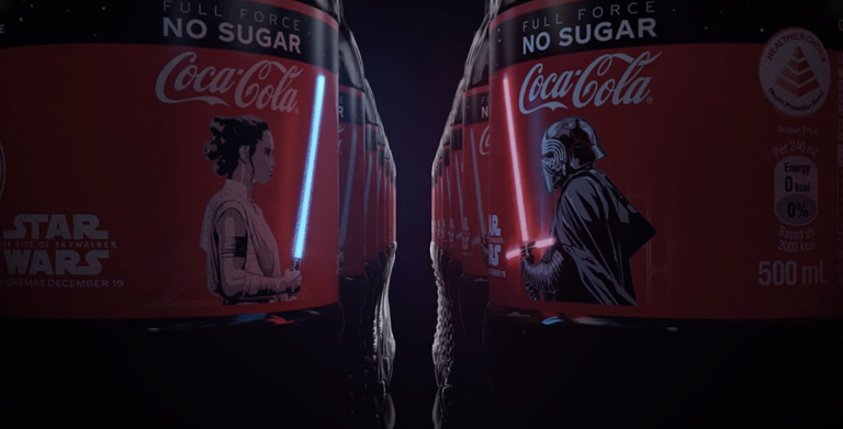 These Special Edition Coca-Cola Bottles Have Lightsabers That Light Up When You Touch Them