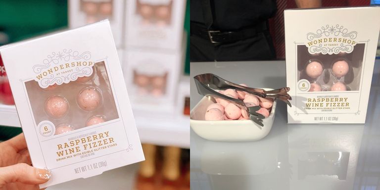 You Can Get Raspberry Wine Fizzers That Explode Glitter When You Drop Them Into A Glass Of Rosé