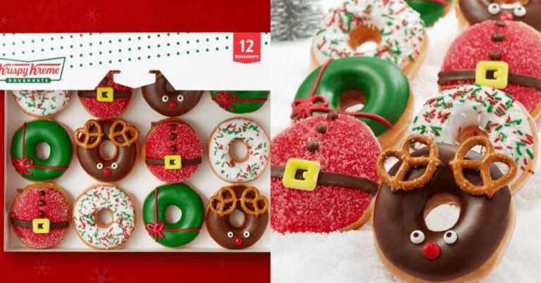 Krispy Kreme Is Offering Santa, Reindeer And Other Holiday Doughnuts