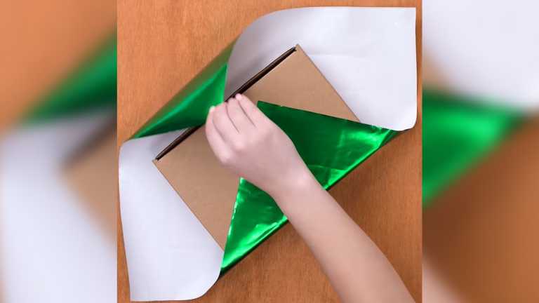 How To Wrap A Gift When You Cut The Paper Too Short