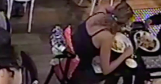 Woman Gets Busted On Camera Putting A Hair In Her Food To Get A Comped Meal