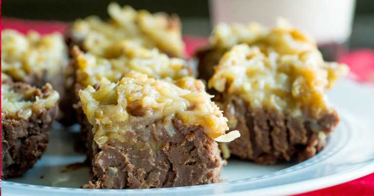German Chocolate Fudge
