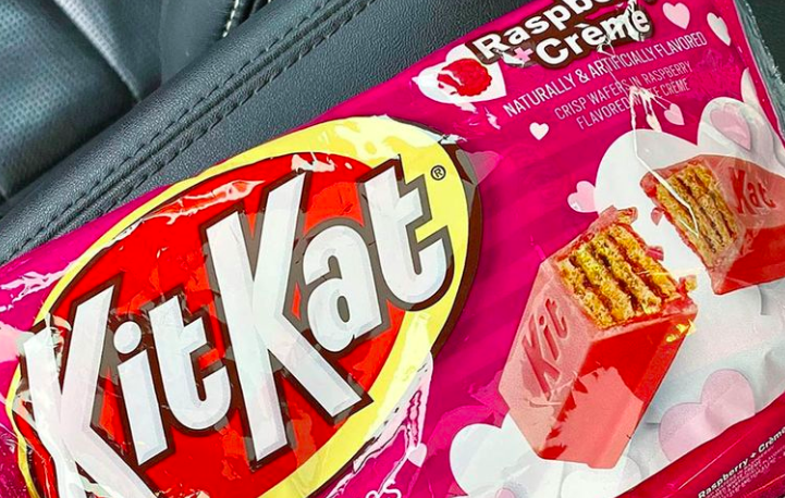 Kit Kat Is Releasing A New Raspberry Crème Flavor For Valentine’s Day