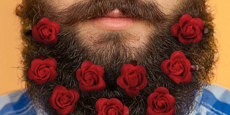 Give Your Husband A Bouquet Of Clip-On ‘Beard Roses’ For valentine’s Day