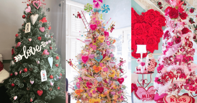 People Are Now Redecorating Their Christmas Trees For Valentine’s Day