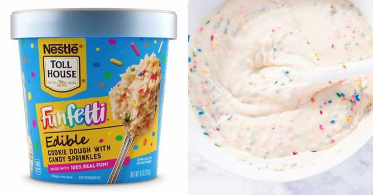 Nestle Toll House Now Makes Funfetti Cookie Dough That Is Safe To Eat