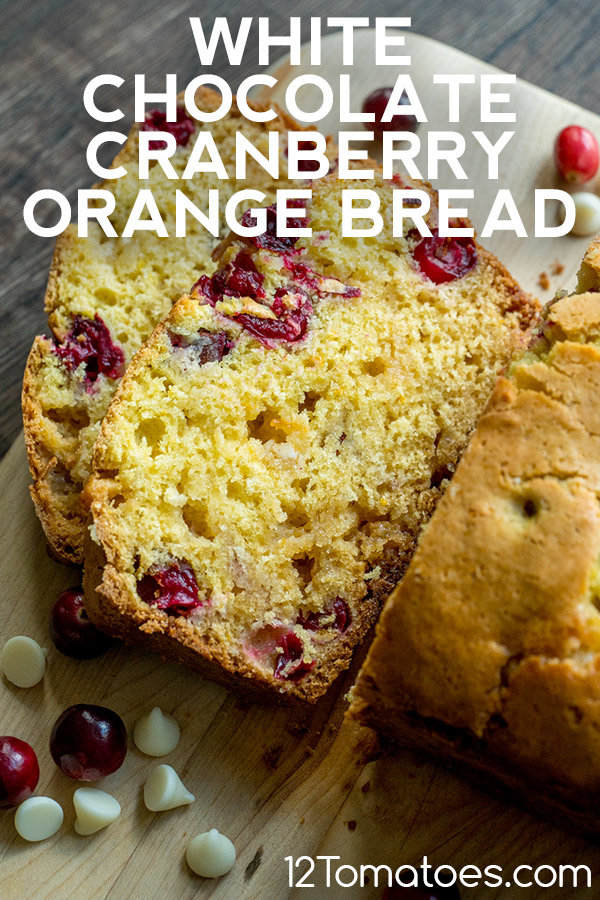 White Chocolate Cranberry Orange Bread-image
