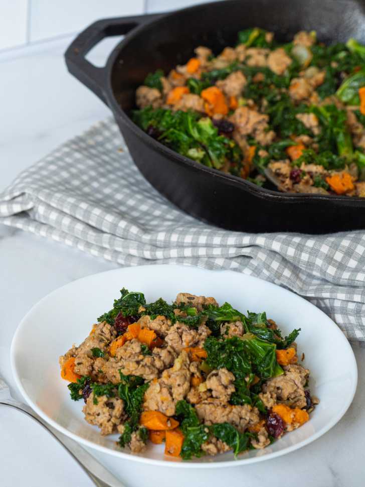 Ground Turkey Sweet Potato Skillet 12 Tomatoes