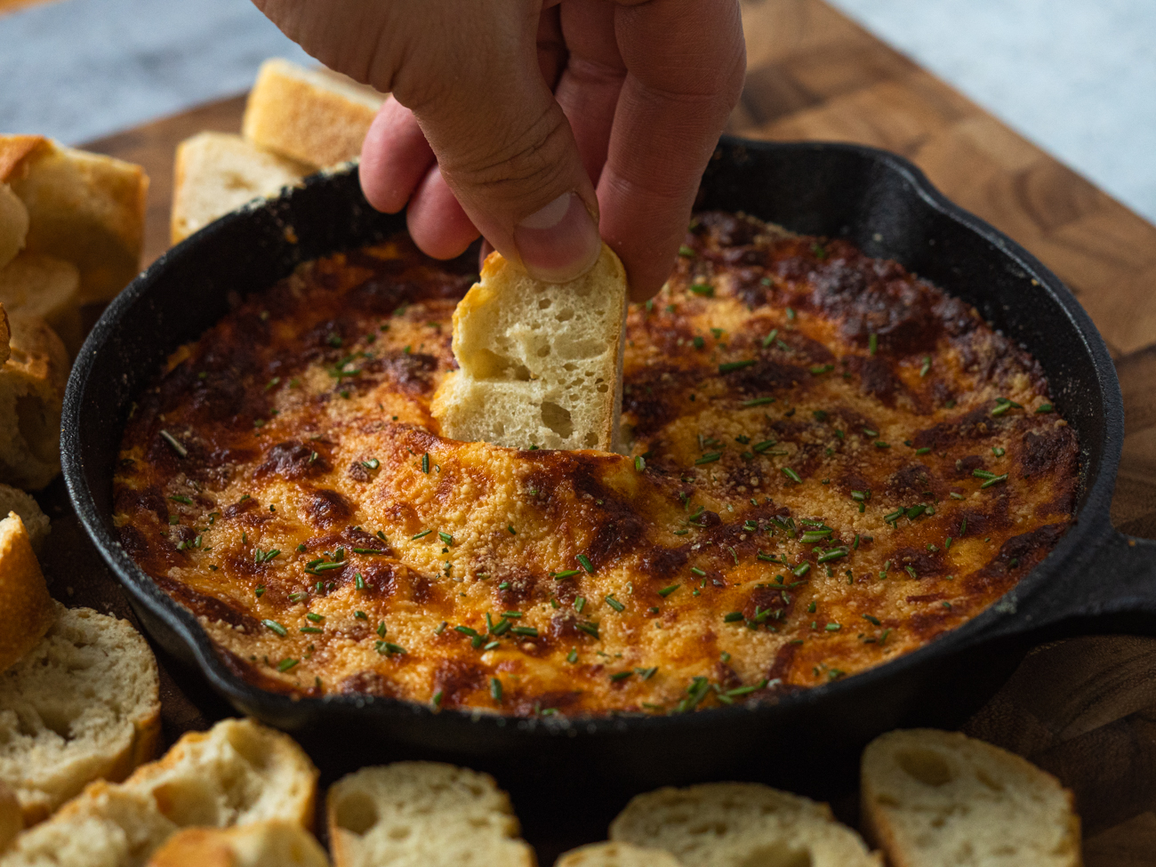 Baked Ricotta Dip • The Crumby Kitchen